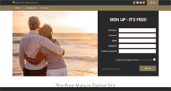 Desktop Screenshot of matureattractions.com